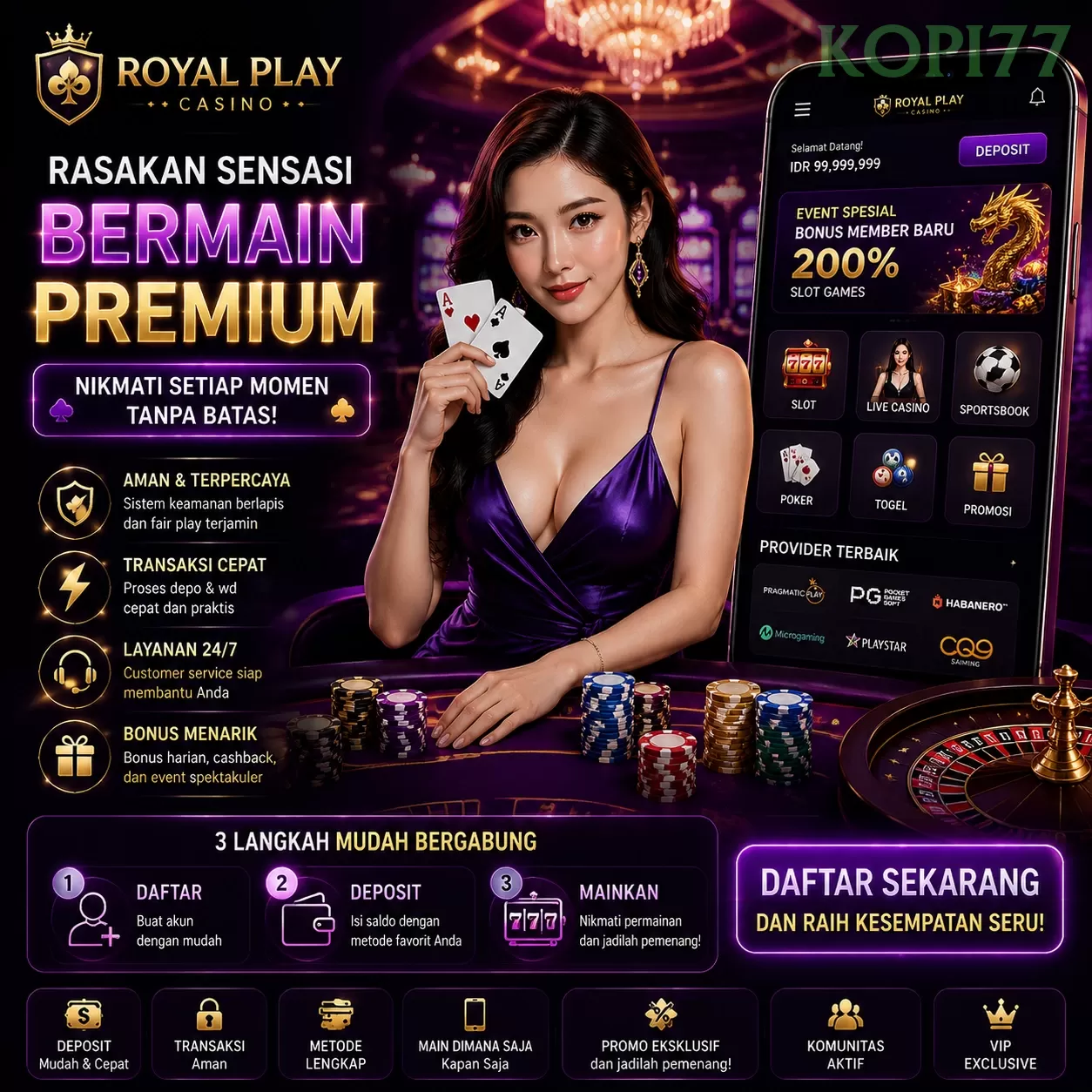 Login kopi77 Sekarang Bonus Melimpah