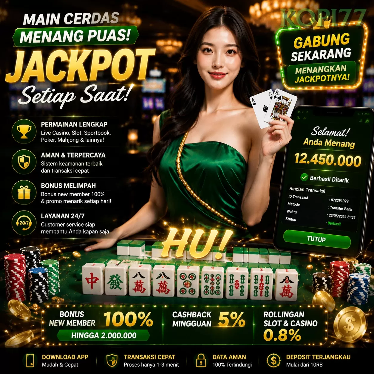 WELCOME BONUS NEW MEMBER 50_ promotion image